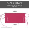 imageUtopia Wear 4 Pack Server Apron with 3 Pockets Waist Apron for Waiter Waitress 12 InchesPink