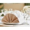 imageUtopia Home 288 Pack White Cloth Napkins 17x17 Inches Polyester Dinner Napkins WashableBeige