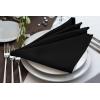 imageUtopia Home 288 Pack White Cloth Napkins 17x17 Inches Polyester Dinner Napkins WashableBlack