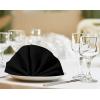 imageUtopia Home 288 Pack White Cloth Napkins 17x17 Inches Polyester Dinner Napkins WashableBlack