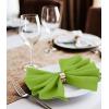 imageUtopia Home 288 Pack White Cloth Napkins 17x17 Inches Polyester Dinner Napkins WashableBright Green
