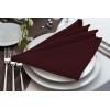 imageUtopia Home 288 Pack White Cloth Napkins 17x17 Inches Polyester Dinner Napkins WashableBurgundy