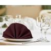 imageUtopia Home 288 Pack White Cloth Napkins 17x17 Inches Polyester Dinner Napkins WashableBurgundy
