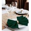 imageUtopia Home 288 Pack White Cloth Napkins 17x17 Inches Polyester Dinner Napkins WashableHunter Green