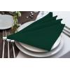 imageUtopia Home 288 Pack White Cloth Napkins 17x17 Inches Polyester Dinner Napkins WashableHunter Green