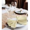imageUtopia Home 288 Pack White Cloth Napkins 17x17 Inches Polyester Dinner Napkins WashableIvory