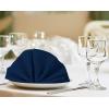 imageUtopia Home 288 Pack White Cloth Napkins 17x17 Inches Polyester Dinner Napkins WashableNavy