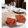 imageUtopia Home 288 Pack White Cloth Napkins 17x17 Inches Polyester Dinner Napkins WashableOrange