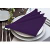 imageUtopia Home 288 Pack White Cloth Napkins 17x17 Inches Polyester Dinner Napkins WashablePurple