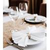 imageUtopia Home 288 Pack White Cloth Napkins 17x17 Inches Polyester Dinner Napkins WashableWhite