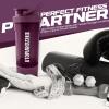 imageUtopia Home Shaker Bottle 2 Pack  24 Ounce Plastic Protein or Cocktail Shaker Bottle for Pre ampamp Post workout with Twist ampamp Lock Protein Box Storage All Black ampamp ClearBlackClearPlum