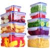 imageUtopia Kitchen 108 Pieces Plastic Food Containers set 54 Containers and 54 Lids Food Storage Containers with Airtight Lids  Reusable ampamp Leftover Food Lunch Boxes  Leak Proof Plastic Container