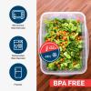 imageUtopia Kitchen 108 Pieces Plastic Food Containers set 54 Containers and 54 Lids Food Storage Containers with Airtight Lids  Reusable ampamp Leftover Food Lunch Boxes  Leak Proof Plastic Container