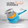 imageUtopia Kitchen 2 Quart Nonstick Saucepan with Detachable handle ampamp Glass Lid Grey  BlackTurquoise  Black