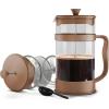 imageUtopia Kitchen 34 Ounce 1 Liter French Press Coffee Maker Tea Maker Travel Coffee Presses Heat Resistant Thickened Borosilicate Coffee Pot for Camping Travel Gifts Black Pack of 1Brown
