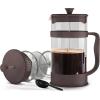 imageUtopia Kitchen 34 Ounce 1 Liter French Press Coffee Maker Tea Maker Travel Coffee Presses Heat Resistant Thickened Borosilicate Coffee Pot for Camping Travel Gifts Black Pack of 1Deep Taupe