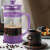 imageUtopia Kitchen 34 Ounce 1 Liter French Press Coffee Maker Tea Maker Travel Coffee Presses Heat Resistant Thickened Borosilicate Coffee Pot for Camping Travel Gifts Black Pack of 1Plum