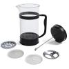 imageUtopia Kitchen 34 Ounce 1 Liter French Press Coffee Maker Tea Maker Travel Coffee Presses Heat Resistant Thickened Borosilicate Coffee Pot for Camping Travel Gifts Black Pack of 1Black