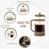 imageUtopia Kitchen 34 Ounce 1 Liter French Press Coffee Maker Tea Maker Travel Coffee Presses Heat Resistant Thickened Borosilicate Coffee Pot for Camping Travel Gifts Black Pack of 1Gold