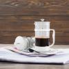 imageUtopia Kitchen 34 Ounce 1 Liter French Press Coffee Maker Tea Maker Travel Coffee Presses Heat Resistant Thickened Borosilicate Coffee Pot for Camping Travel Gifts Black Pack of 1White