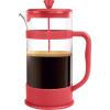 imageUtopia Kitchen 34 Ounce 1 Liter French Press Coffee Maker Tea Maker Travel Coffee Presses Heat Resistant Thickened Borosilicate Coffee Pot for Camping Travel Gifts Black Pack of 1Red