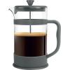imageUtopia Kitchen 34 Ounce 1 Liter French Press Coffee Maker Tea Maker Travel Coffee Presses Heat Resistant Thickened Borosilicate Coffee Pot for Camping Travel Gifts Black Pack of 1Grey