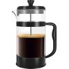 imageUtopia Kitchen 34 Ounce 1 Liter French Press Coffee Maker Tea Maker Travel Coffee Presses Heat Resistant Thickened Borosilicate Coffee Pot for Camping Travel Gifts Black Pack of 1Black