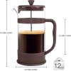 imageUtopia Kitchen 34 Ounce 1 Liter French Press Coffee Maker Tea Maker Travel Coffee Presses Heat Resistant Thickened Borosilicate Coffee Pot for Camping Travel Gifts Black Pack of 1Deep Taupe