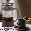 imageUtopia Kitchen 34 Ounce 1 Liter French Press Coffee Maker Tea Maker Travel Coffee Presses Heat Resistant Thickened Borosilicate Coffee Pot for Camping Travel Gifts Black Pack of 1Deep Taupe