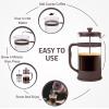 imageUtopia Kitchen 34 Ounce 1 Liter French Press Coffee Maker Tea Maker Travel Coffee Presses Heat Resistant Thickened Borosilicate Coffee Pot for Camping Travel Gifts Black Pack of 1Deep Taupe
