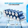 imageUtopia Kitchen Can Organizer For Pantry  Soda Can Organizer For Refrigerator  Can Storage Organizer Pantry Fridge ampamp Freezer Organization  Holds Food ampamp Soup Can Pack of 8 ClearClear
