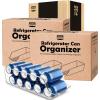 imageUtopia Kitchen Can Organizer For Pantry  Soda Can Organizer For Refrigerator  Can Storage Organizer Pantry Fridge ampamp Freezer Organization  Holds Food ampamp Soup Can Pack of 8 ClearClear