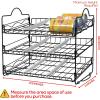 imageUtopia Kitchen Can Organizer for Pantry Storage Rack Organizer Stackable Can Organizer Can Pantry Organizers and Storage for Cans Holds up to 36 Cans for Kitchen Cabinet or Pantry WhiteBlack