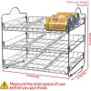 imageUtopia Kitchen Can Organizer for Pantry Storage Rack Organizer Stackable Can Organizer Can Pantry Organizers and Storage for Cans Holds up to 36 Cans for Kitchen Cabinet or Pantry WhiteChrome