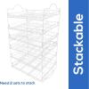 imageUtopia Kitchen Can Organizer for Pantry Storage Rack Organizer Stackable Can Organizer Can Pantry Organizers and Storage for Cans Holds up to 36 Cans for Kitchen Cabinet or Pantry WhiteWhite