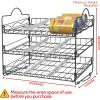imageUtopia Kitchen Can Organizer for Pantry Storage Rack Organizer Stackable Can Organizer Can Pantry Organizers and Storage for Cans Holds up to 36 Cans for Kitchen Cabinet or Pantry WhiteAntique Silver