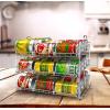 imageUtopia Kitchen Can Organizer for Pantry Storage Rack Organizer Stackable Can Organizer Can Pantry Organizers and Storage for Cans Holds up to 36 Cans for Kitchen Cabinet or Pantry WhiteChrome