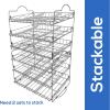 imageUtopia Kitchen Can Organizer for Pantry Storage Rack Organizer Stackable Can Organizer Can Pantry Organizers and Storage for Cans Holds up to 36 Cans for Kitchen Cabinet or Pantry WhiteChrome