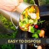 imageUtopia Kitchen Compost Bin for Kitchen Countertop  1 Gallon Compost Bucket for Kitchen with Lid  Includes 1 Spare Charcoal Filter BlackSilver