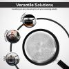 imageUtopia Kitchen Nonstick Saucepan Set with Lid 1 Quart and 2 Quarts Multipurpose Pots Set for Home Kitchen or Restaurant GreyBlackBlack