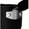 imageUtopia Kitchen Nonstick Saucepan Set with Lid 1 Quart and 2 Quarts Multipurpose Pots Set for Home Kitchen or Restaurant GreyBlackBlack