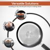 imageUtopia Kitchen Nonstick Saucepan Set with Lid 1 Quart and 2 Quarts Multipurpose Pots Set for Home Kitchen or Restaurant GreyBlackCopperGrey