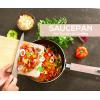 imageUtopia Kitchen Nonstick Saucepan Set with Lid 1 Quart and 2 Quarts Multipurpose Pots Set for Home Kitchen or Restaurant GreyBlackPinkBlack