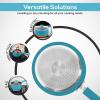 imageUtopia Kitchen Nonstick Saucepan Set with Lid 1 Quart and 2 Quarts Multipurpose Pots Set for Home Kitchen or Restaurant GreyBlackTurquoiseBlack
