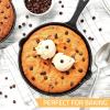 imageUtopia Kitchen Saute Fry Pan  PreSeasoned Cast Iron Skillet Set 3Piece  Frying Pan  6 Inch 8 Inch and 10 Inch Cast Iron Set  Cooking Gift for Men ampamp Women BlackBlack