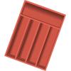 imageUtopia Kitchen Silverware Organizer Bamboo Utensil Drawer Organizer Kitchen Drawer Organizer Silverware Drawer Organizer for Cutlery Utensils ampamp Flatware 5 Compartment Natural Pack of 5Coral