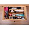 imageUtopia Kitchen Silverware Organizer Bamboo Utensil Drawer Organizer Kitchen Drawer Organizer Silverware Drawer Organizer for Cutlery Utensils ampamp Flatware 5 Compartment Natural Pack of 5Natural