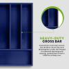 imageUtopia Kitchen Silverware Organizer Bamboo Utensil Drawer Organizer Kitchen Drawer Organizer Silverware Drawer Organizer for Cutlery Utensils ampamp Flatware 5 Compartment Natural Pack of 5Blue