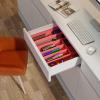 imageUtopia Kitchen Silverware Organizer Expandable Bamboo Utensil Drawer Organizer Kitchen Drawer Organizer Silverware Organizer for Cutlery Utensils Flatware Holder 68 Slots Natural Pack of 5Coral
