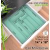 imageUtopia Kitchen Silverware Organizer Expandable Bamboo Utensil Drawer Organizer Kitchen Drawer Organizer Silverware Organizer for Cutlery Utensils Flatware Holder 68 Slots Natural Pack of 5Mint
